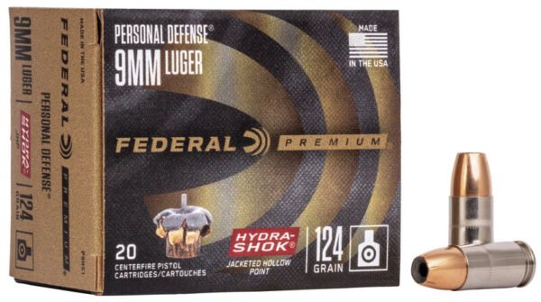 Buy 9mm Luger 124 Grain Ammo in Australia